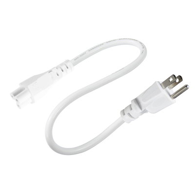 NEMA 5-15P - IEC C5 クローバーリーフ電源コード - ラップトップアダプター、ノートパソコン、プリンター用3極US ACケーブル、125V 10A
