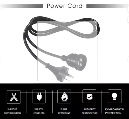 AUプラグからメスAUSソケット延長電源コード - オーストラリア3ピン主電源ケーブル、240V 10A/15A