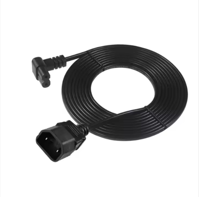 右角 C7 から C18 電源ケーブル,IEC 60320 電源コード,女性から女性,10A 250V,VDE 承認
