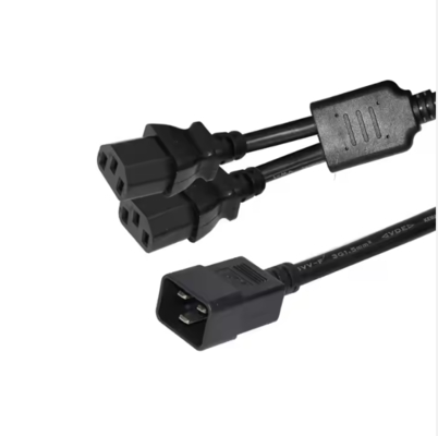 C20からC13の電源分割ケーブル,250V 15A,PDU/データセンター/サーバーのためのIEC 60320拡張ケーブル
