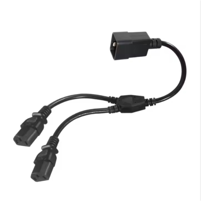 C20からC13の電源分割ケーブル,250V 15A,PDU/データセンター/サーバーのためのIEC 60320拡張ケーブル