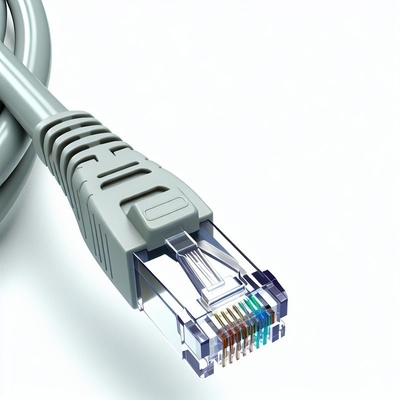 10フィート Cat6 UTP LANケーブル 24AWG 単線銅 RJ45コネクタ