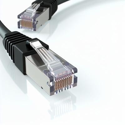 10フィート Cat6 UTP LANケーブル 24AWG 単線銅 RJ45コネクタ