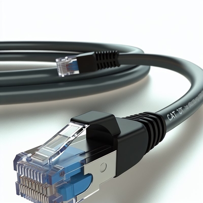 10フィート Cat6 UTP LANケーブル 24AWG 単線銅 RJ45コネクタ