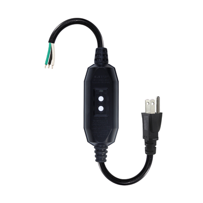 15A GFCI 電源コード NEMA 5-15P から フリーエンド 14AWG