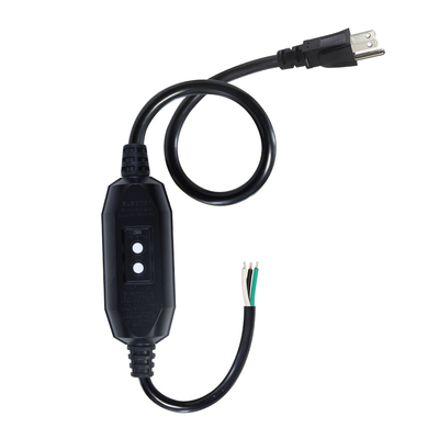 15A GFCI 電源コード NEMA 5-15P から フリーエンド 14AWG