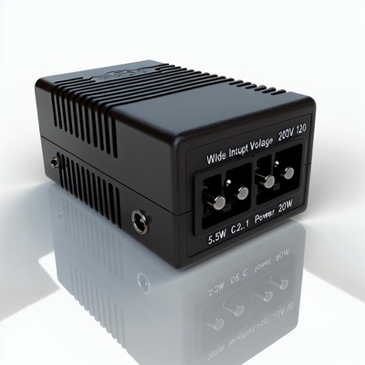 120W デスクトップ電源アダプター 100-240V AC、C14 C8 C6 入力