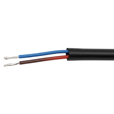 NEMA 1-15P 2極電源コード、錫メッキストリップエンド付き 18AWG