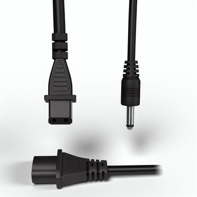 10フィート ラップトップ電源コード C7 非極性 オフィス機器用