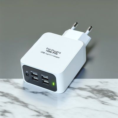 100W GaN USB-C PD 急速充電器（USプラグ付き）