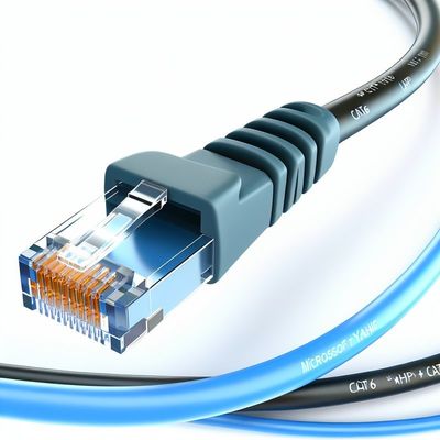 CAT6 フラット FTP シールド付きイーサネットケーブル（スナッグレスブーツ付き）