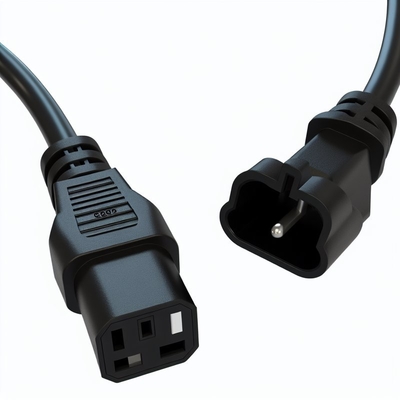 PDU サーバーモニター用の C13 から C13 の右角電源延長コード