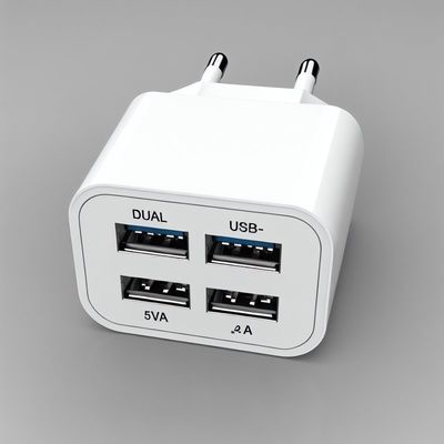 SAプラグ デュアル USB-A ウォールチャージャー 5V 2.4A モバイルデバイス用