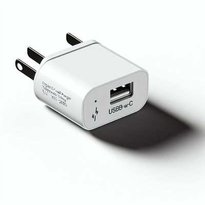 ラップトップ用のAU2ピンプラグ付き100WUSB-C GaN充電器