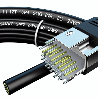 RJ11 6P4C スパイラル電話ケーブル 12FT 男性から男性へ 24AWG