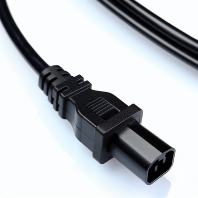 IEC C5 - C14 電源ケーブル 1.8m 16AWG 黒色コンピュータケーブル
