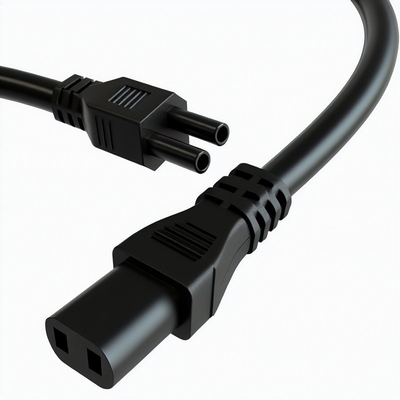 IEC C5 - C14 電源ケーブル 1.8m 16AWG 黒色コンピュータケーブル