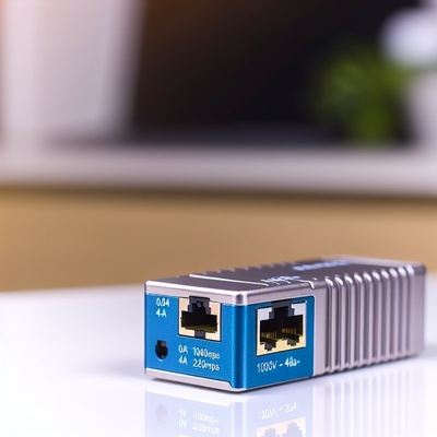 0.4A 1000Mbps POEインジェクタースプリッター 12V 24V 48V Power over Ethernetアダプター