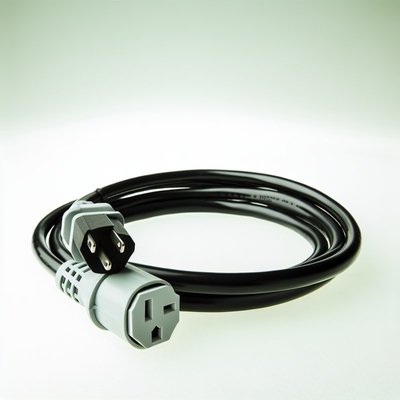 NEMA 5-15 から IEC C15 AC 電源コード 16AWG-18AWG パソコン用