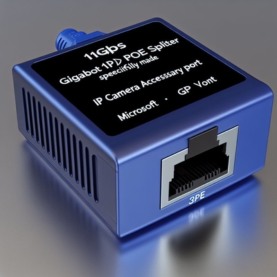 12V ギガビット PoE スプリッター アダプタ IPカメラ IEEE 802.3af/at