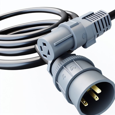 NEMA 1-15P - NEMA 1-15R AC電源コード 0.8M