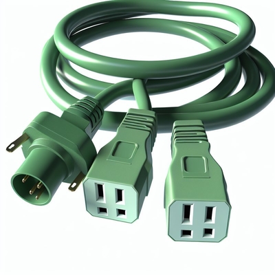 NEMA 5-15P から 5-15R 電源コード 3 切断口 1M USプラグ