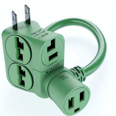 NEMA 5-15P から 5-15R 電源コード 3 切断口 1M USプラグ