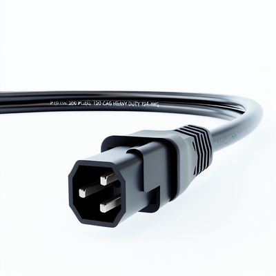 C19からC20電源コード 20A 重量用 250V 0.8M PVCケーブル