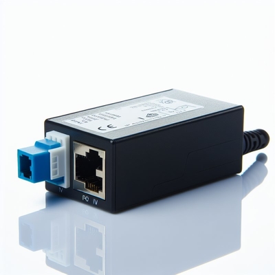 イギリス プラグ 24V 1A POE インジェクタ 2 RJ45 ポート IP カメラ