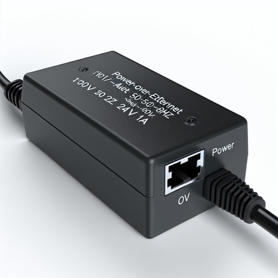 24V 0.5A 12V 1A CCTV IP カメラ用 POE インジェクター アダプタ