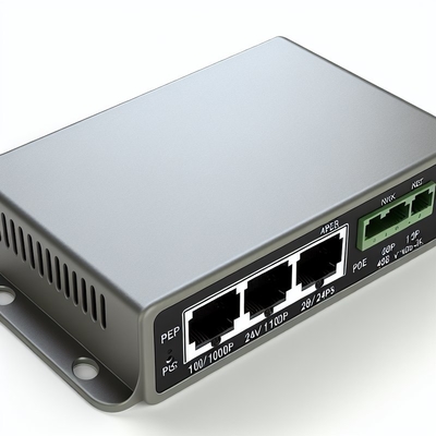 12V 24V 48V IPカメラ用の受動POEインジェクター 10/100/1000Mbps
