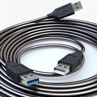 5m USB 2.0 オス-メス延長ケーブル (錫メッキ銅線)