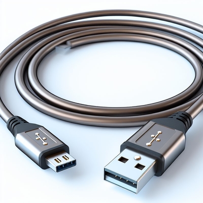 5m USB 2.0 オス-メス延長ケーブル (錫メッキ銅線)