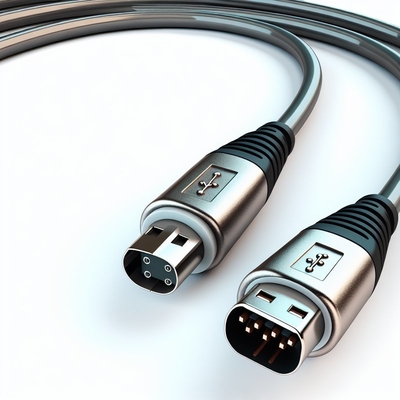 5m USB 2.0 オス-メス延長ケーブル (錫メッキ銅線)