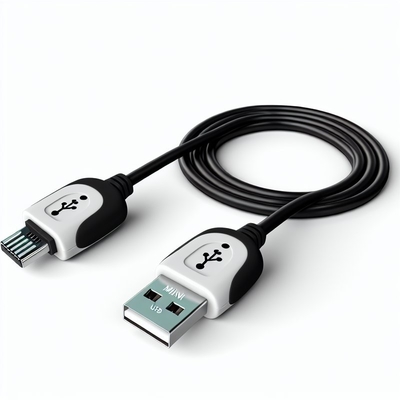 ミニUSB 2.0ケーブル 1m 高速充電 データ転送対応 カメラ MP3用