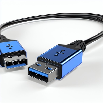 USB 3.0 延長ケーブル 5Gbps メス - オス プリンター充電用