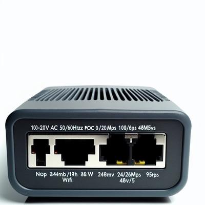 48V から 24V 12V 5V POE スプリッター 10/100Mbps WiFi ルータ