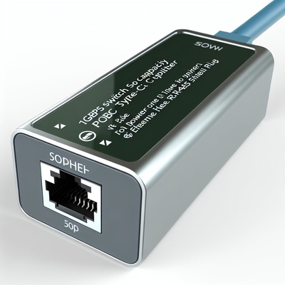 48V から 24V 12V 5V POE スプリッタ 1Gbps スイッチ容量