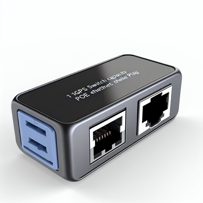 48V から 24V 12V 5V POE スプリッタ 1Gbps スイッチ容量