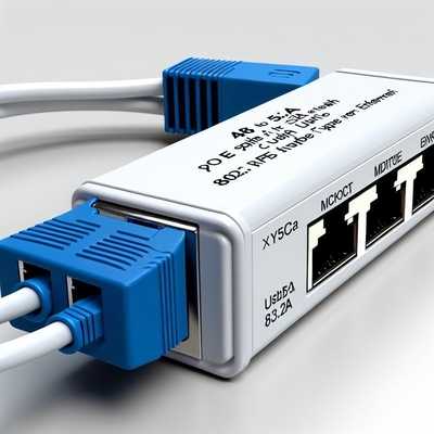 48V から 5V 2.4A PoE スプリッタ USB と RJ45 出力 IEEE 802.3af