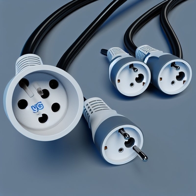 EU Schuko 3X C19 女性ソケット電源コード 16Aへのプラグ