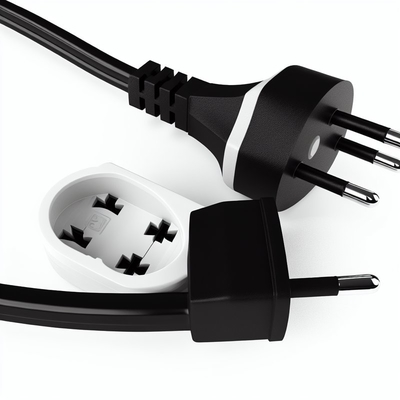 VDE承認済み EU 2ピン - IEC C7 C8 ラップトップ電源コード 1.5m