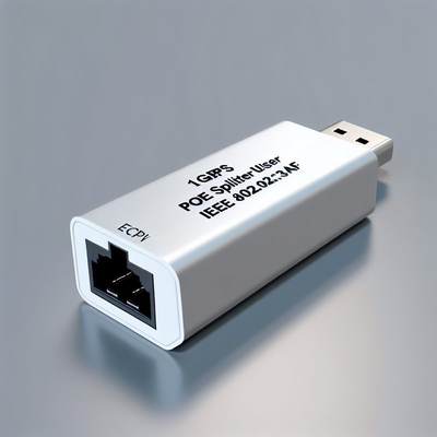 48Vから24VPOEスプリッタ 1Gbps IEEE 802.3af セキュリティカメラ