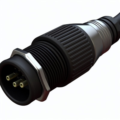 M12 IP67 防水コネクタ 3Pin 男性から女性までのLED照明ケーブル
