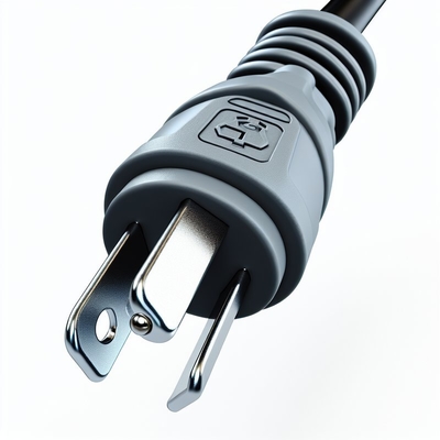 18AWG NEMA 1-15P から C7 US 2 角電源コード