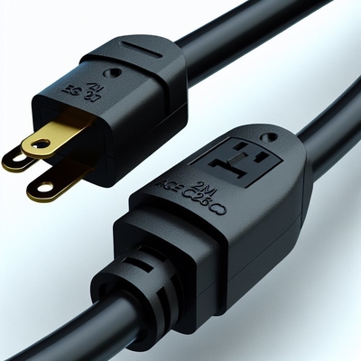 0.8M C7 から C8 電源コード 18AWG PVC ジャケット ROHS 認証