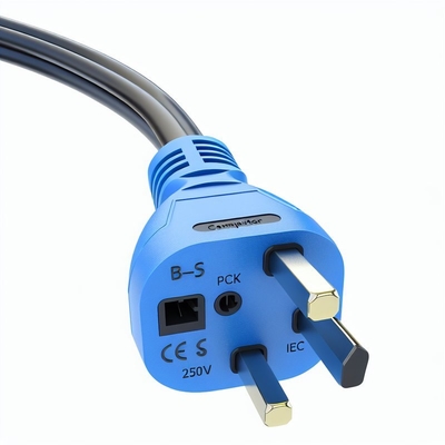 イギリス IEC C7 電源コードのプラグ 250V 10A PVCジャケット