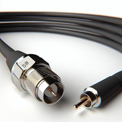 MCX 男性からMCX 男性 右角同軸ケーブル 50オム RG316