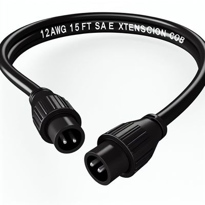 12AWG 15FT SAE Extension Cord for Automotive and Solar