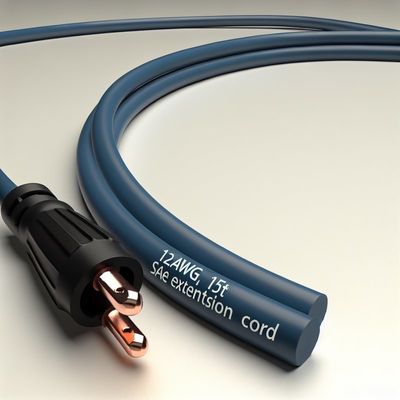 12AWG 15FT SAE Extension Cord for Automotive and Solar